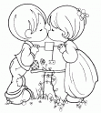 dibujo Parejita de enamorados