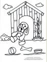 dibujo Perrito con pelota 01