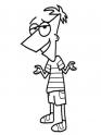dibujo Phineas y Ferb