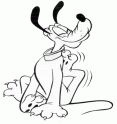 dibujo Pluto tiene picores