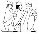 dibujo Reyes Magos,dibujo infantil