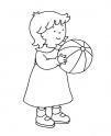 dibujo Rosie con Pelota