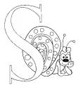 dibujo Sunny letra S