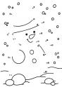 dibujo Unir Mueco Nieve