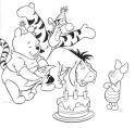 dibujo Winnie Pooh cunpleaos
