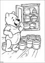 dibujo Winnie almacena Miel