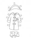 dibujo Caillou 06 Traje Lluvia