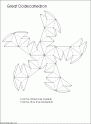dibujo Gran Dodecaedro, figuras geométricas