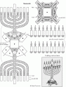dibujo Menorah