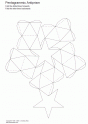 dibujo Pentagrammic Antiprism, figuras geomtricas