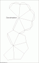 dibujo Prisma Decahedron pentagonal trapezohedron