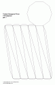 dibujo Prisma Twisted Decagonal, figuras geomtricas