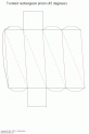 dibujo Prisma Twisted Rectangula, figuras geomtricas