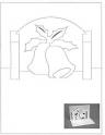 dibujo Tarjeta campanitas Navidad