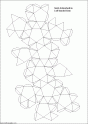 dibujo dodecaedro romo, figuras geométricas